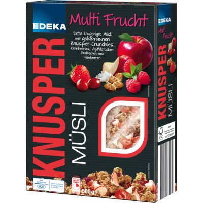 Edeka Premium ovocné müsli s křupinkami 500 g – Zboží Dáma