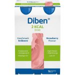 DIBEN 2 KCAL DRINK PŘÍCHUŤ JAHODOVÁ POR SOL 4X200ML – Hledejceny.cz