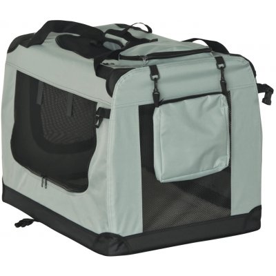 Rebel RA-1305 Skládací přepravní taška pro zvířata XXL 90 x 61 x 65 cm, šedá – Hledejceny.cz