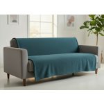 Mybesthome Přehoz na sedačku - pohovku - deka LOREN tyrkysová 170x210 cm – Sleviste.cz