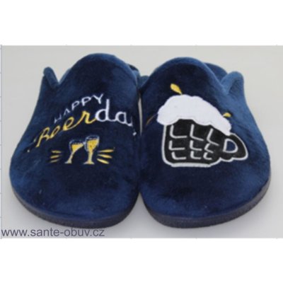 Santé AB/8931 azul domácí obuv papuče – Zboží Mobilmania