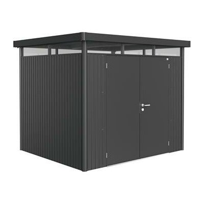 BIOHORT HighLine vel.H3 275/235/222 cm 2-dveřová, tmavě šedá metalická – Sleviste.cz