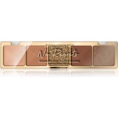 Revolution PRO Glam paletka očních stínů No Regrets Soft Nude 5,5 g – Zboží Dáma