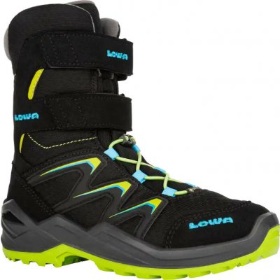 Lowa Maddox Warm GTX HI kids 640783 black/lime – Zboží Mobilmania