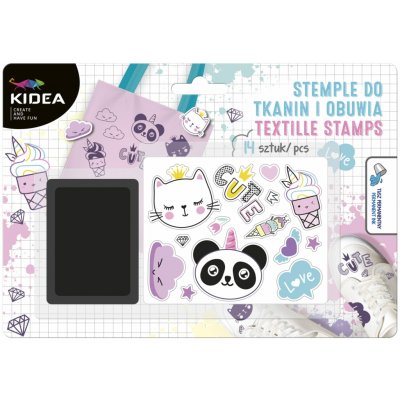 Kidea Razítka na textil poduška – Sleviste.cz
