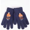 Dětské rukavice YO RED0201C rukavice teplé dvouvrstvé tm. modré s oranžovou Winter sports