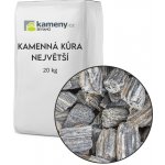 Kameny.cz Kamenná kůra (rula) – mrazuvzdorný okrasný kámen do zahrady Vybere si velikost: Největší, Vyberte balení: 20 kg – Zboží Dáma