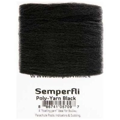 Semperfli Umělé Vlákno Polyyarn Black – Hledejceny.cz