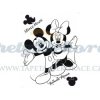 AG Design AGF00875 Samolepicí dekorace Mickey mouse velour (65 x 85 cm)