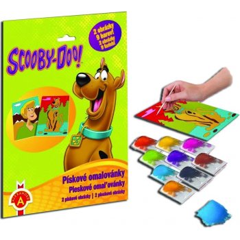 Piskové omalovánky Maxi Scooby Doo