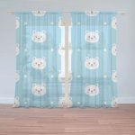 Sablio Záclony Medvídci: 2ks 150x250cm – Hledejceny.cz