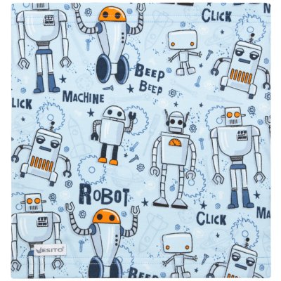 Esito Dětský nákrčník Robot modrá – Zboží Dáma