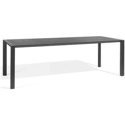 Diphano Hliníkový jídelní stůl Metris, obdélníkový 226x90x75cm, rám hliník bílá (white), deska hliník bílá (white) – Zboží Mobilmania