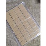 Suchý zip samolepicí obdélníčky 15x25 mm béžový – Hledejceny.cz