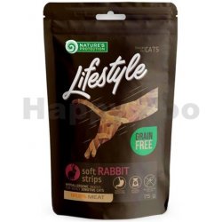 KIKA LT UAB Nature's Protection Cat snack Lifestyle mini králičí plátky 75 g