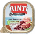 Rinti Kennerfleisch Adult Dog drůbeží srdíčka a nudle 300 g – Zboží Mobilmania