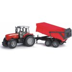 Bruder 2045 Traktor MASSEY FERGUSON 7480 s valníkem – Zboží Dáma