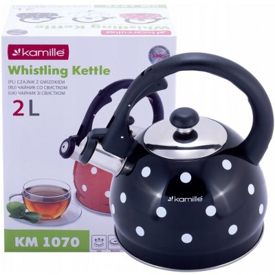 kamille Čajová konvice nerez 2l s píšťalkou 1070 BL – Zboží Dáma