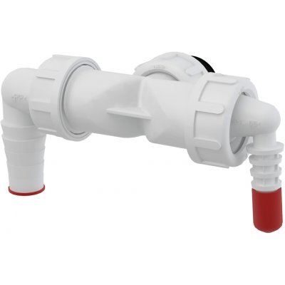 Alcadrain Kolínko dvojité G1/8-23 se zpětnými klapkami – Hledejceny.cz