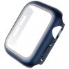 Obal a kryt k chytrým hodinkám FIXED Ochranné pouzdro Pure+ s temperovaným sklem pro Apple Watch 41mm modré FIXPUW+-817-BL