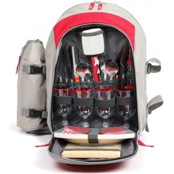 Be Nomad piknikový batoh SE970R, červeno-šedý, 45×40×23 cm od 1 209 Kč -  Heureka.cz