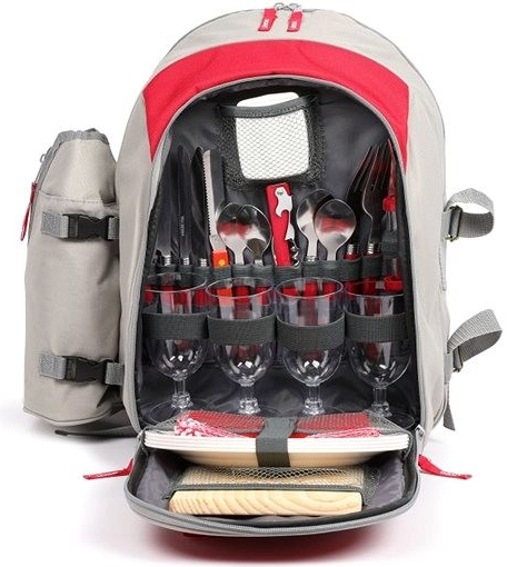 Be Nomad piknikový batoh SE970R, červeno-šedý, 45×40×23 cm od 1 209 Kč -  Heureka.cz