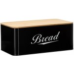 Chlebník s bambusovým víkem SPRINGOS KI0164 černý – Sleviste.cz