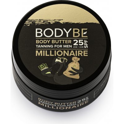 Bodybe Pánské opalovací máslo SPF 25 Millionaire 93 g – Zboží Dáma
