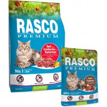 Rasco Premium Cat Sterilized Beef Cranberries Nasturtium 2 kg