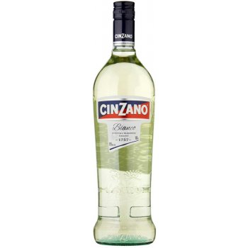 Cinzano Vermouth Bianco 15% 1 l (holá láhev)