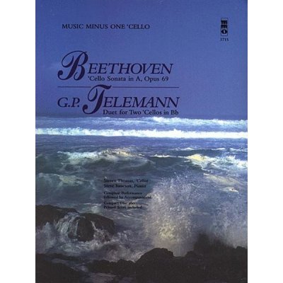 Beethoven Cello Sonata in A, Op. 69 Telemann Duet for Two Cellos in Bb noty na violoncello + audio – Hledejceny.cz