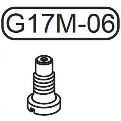 GHK Plnicí ventil plynového zásobníku pro GHK Glock 17 G17M-06 – Zboží Mobilmania
