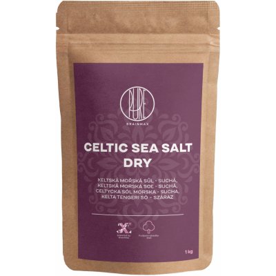 BrainMax Pure Keltská mořská sůl suchá 1 kg – Zboží Mobilmania