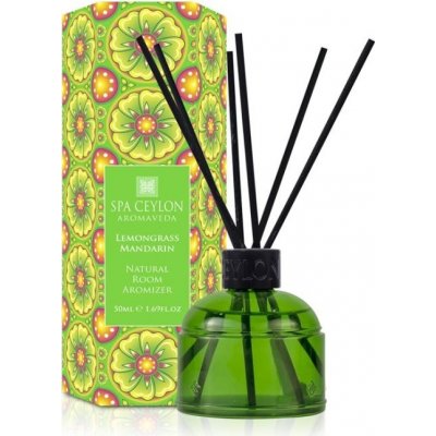 Spa Ceylon LEMONGRASS & MANDARIN difuzér s Tyčinkami 50 ml – Hledejceny.cz