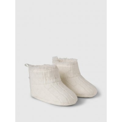 GAP Baby pletené botičky CashSoft béžová – Sleviste.cz