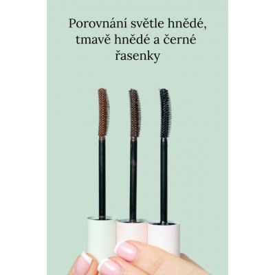 deNatura Sérum na řasy 3 ml + Objemová řasenka černá 6 ml – Zboží Dáma