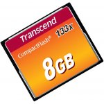 Transcend CompactFlash 8 GB TS8GCF133 – Zboží Živě