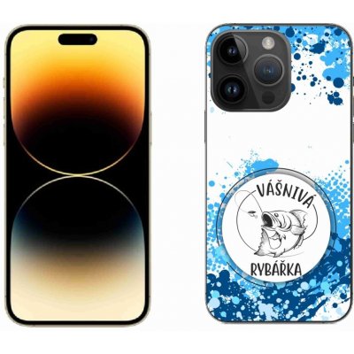 mmCase na iPhone 14 Pro Max 6.7 - vášnivá rybářka bílé pozadí – Zboží Mobilmania
