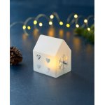 Sirius Svítící domeček Santa House Frosted 10 cm – Hledejceny.cz