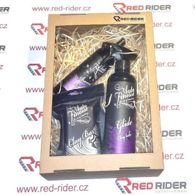 Auto Finesse Glide Clay Bar Lube 500 ml + Detailing Clay Bar 200 g + Spray Air Freshener Parma Violets 250 ml – Zboží Mobilmania