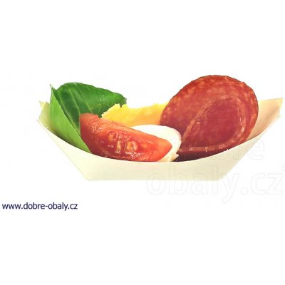 WIMEX Fingerfood miska dřevěná lodička 9 x 6 cm – Hledejceny.cz