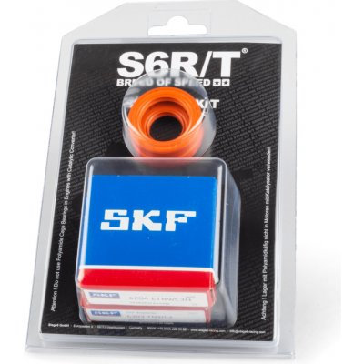 Sada ložisek a gufer klikového hřídele Stage6 R/T C3 plastová klec 17mm + 20mm Minarelli AM6 – Sleviste.cz