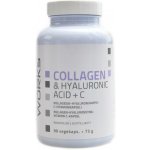 NutriWorks Collagen & Hyaluronic Acid + C 90 kapslí – Hledejceny.cz