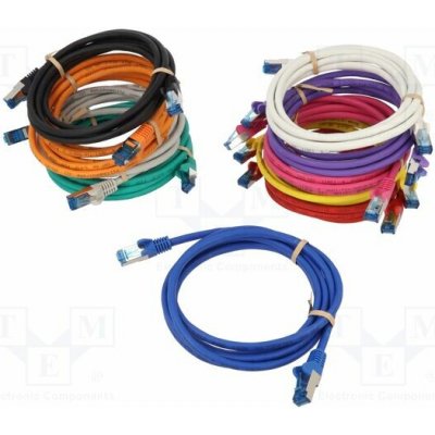 Goobay 69818 Patch S/FTP Kat: 6a RJ45 vidlice z obou stran lanko Cu – Zboží Živě