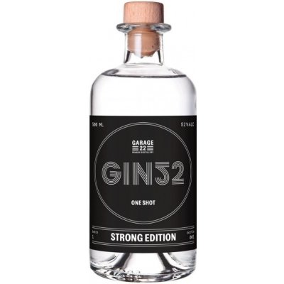 Garage 22 Gin52 52% 0,5 l LE (holá láhev)