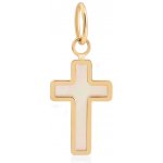 Brilio Zlatý přívěsek Křížek s perletí 14 628.291NC – Zbozi.Blesk.cz
