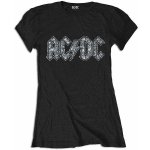 AC DC tričko Logo Diamante – Zboží Dáma
