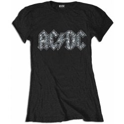 AC DC tričko Logo Diamante
