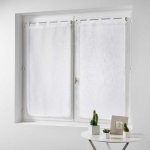 Douceur d`Interieur Krátký kuchyňský závěs HALTONA, 60 x 160 cm, bílý, 2 kusy – Hledejceny.cz
