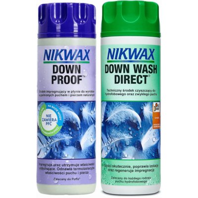 Nikwax Twin Pack Down Wash Direct / Down Proof 600 ml – Zbozi.Blesk.cz